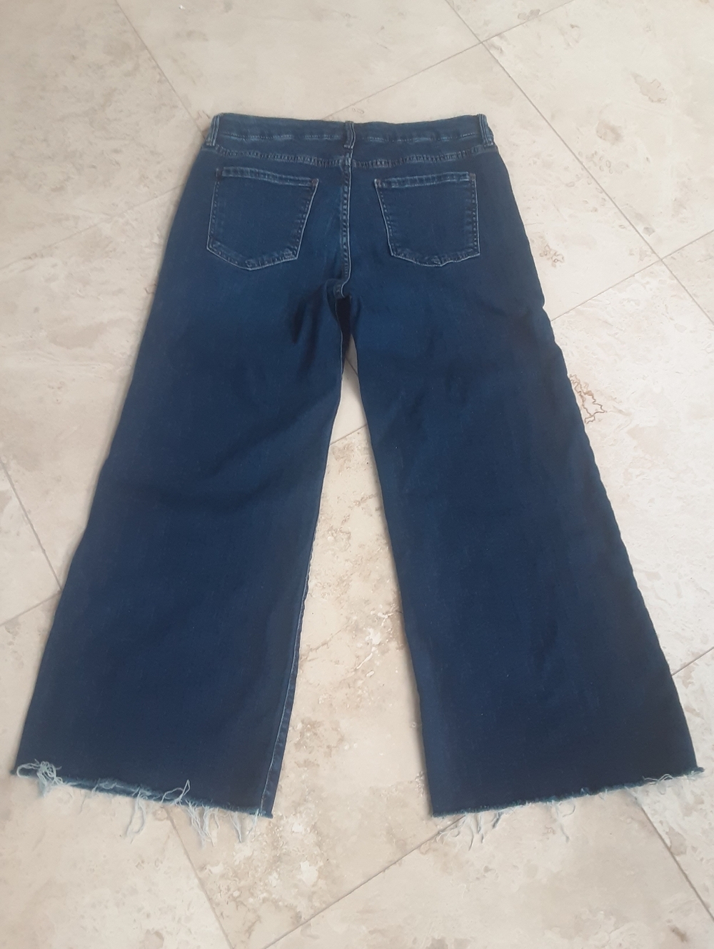 Kut From The Kloth Meg High Rise Wide Leg Fab Ab Jeans, Whiskered Hem, LIKE NEW! - Picture 15 of 16